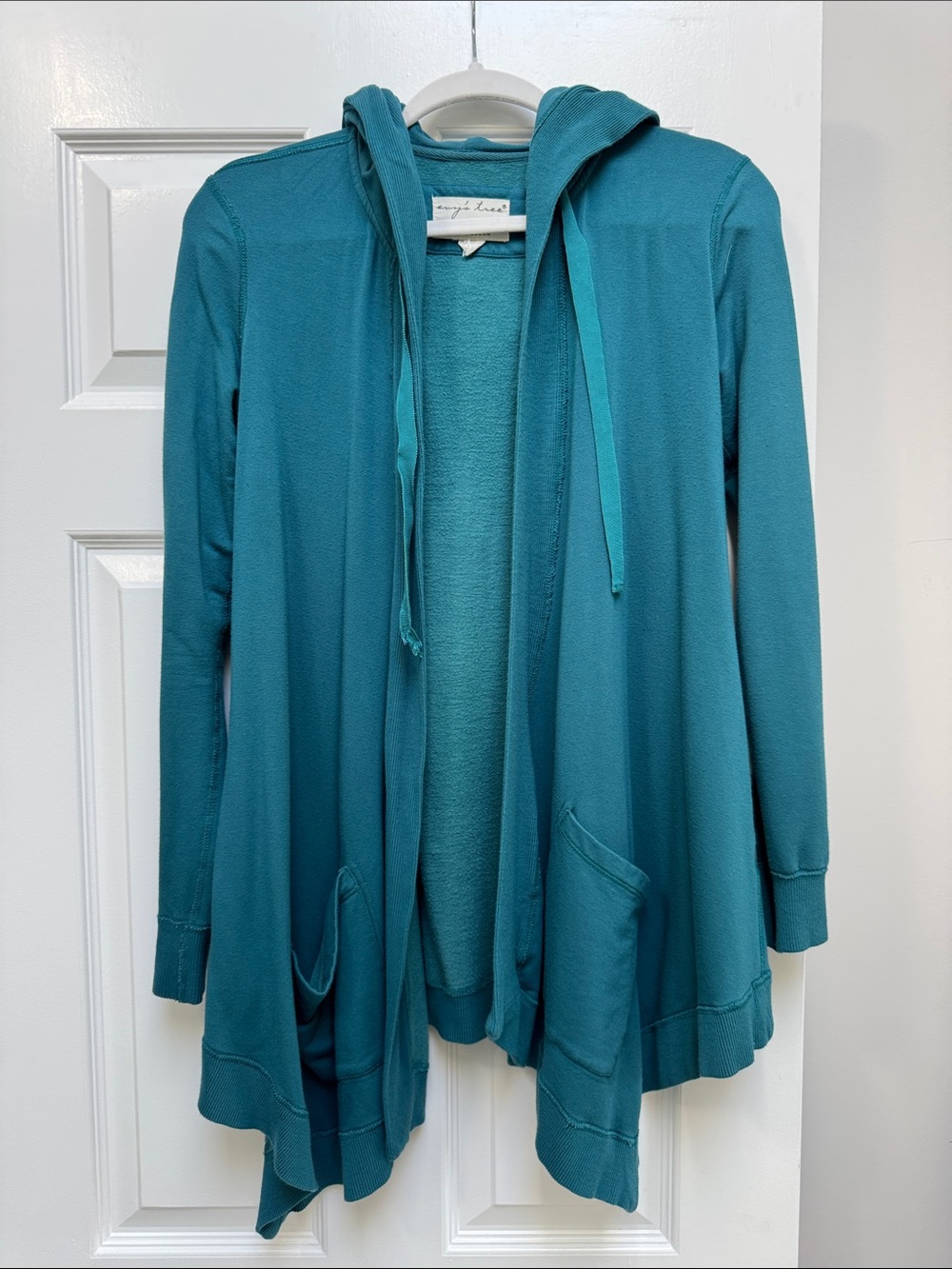 Evy's Tree Teal Hoodie The Nicole XS